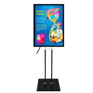 Backlit LED Floor Display Stand