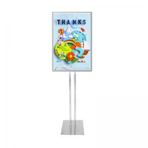 Glass LED Lightbox Sign Stand