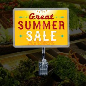 Plastic Sign Holder Stand